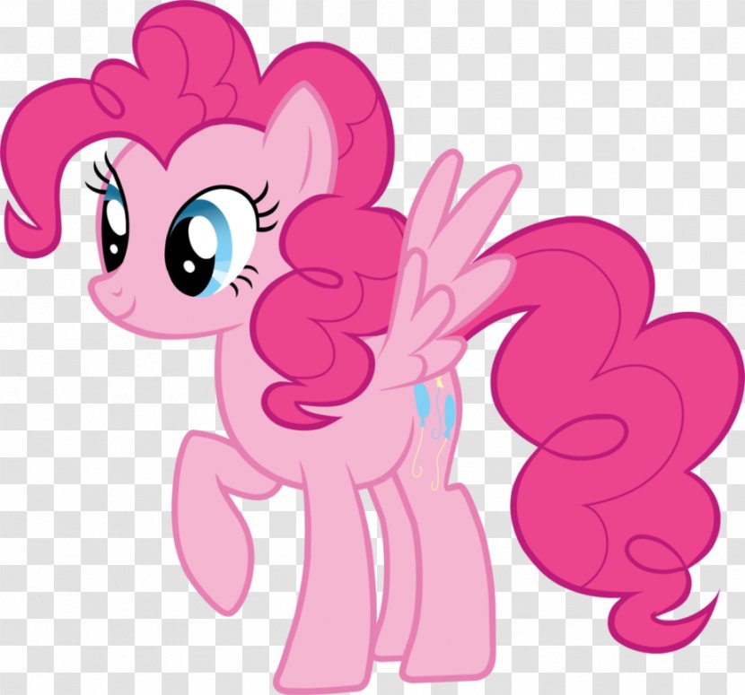 Pinkie Pie Pony Fluttershy Rainbow Dash Twilight Sparkle - Cartoon - Little Fox Transparent PNG