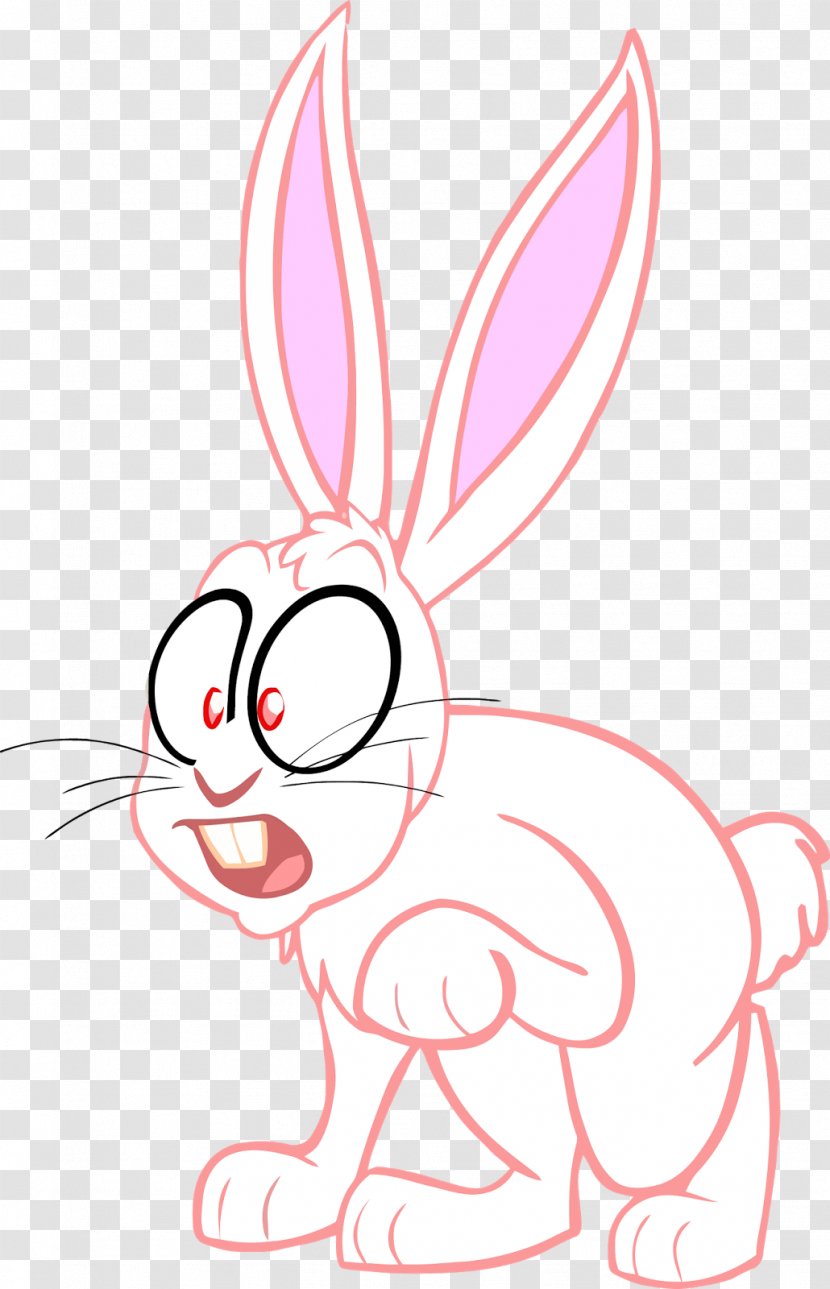 Domestic Rabbit Easter Bunny Hare Clip Art - Heart Transparent PNG