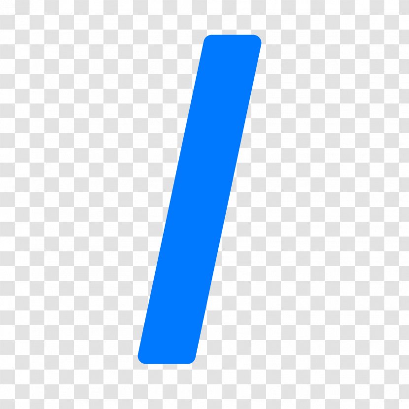 Logo Line Font - Blue - Italics Transparent PNG