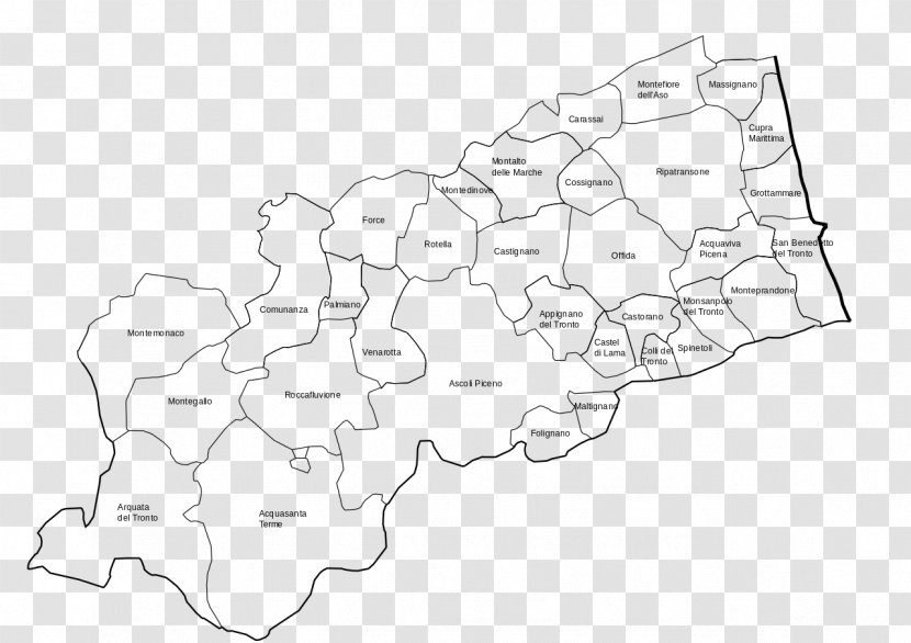 Provincia Di Ascoli Piceno Locator Map Location Transparent PNG