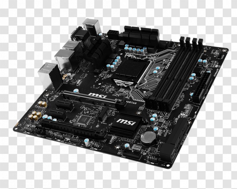 Socket AM4 LGA 1151 DDR4 SDRAM Motherboard MSI - Computer Hardware - Electronics Transparent PNG