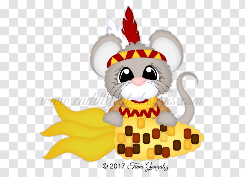 Cat Little Indian Field Mouse Turkey Thanksgiving Day Whiskers - Flowering Plant - Designs Transparent PNG