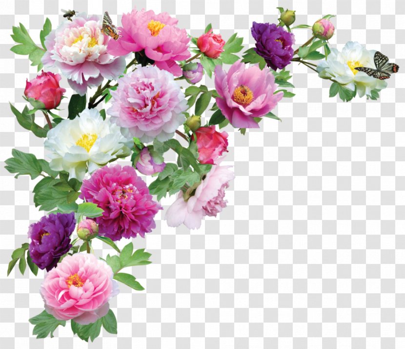 Flower Bouquet Clip Art - Arranging - Subshrubby Peony Transparent PNG