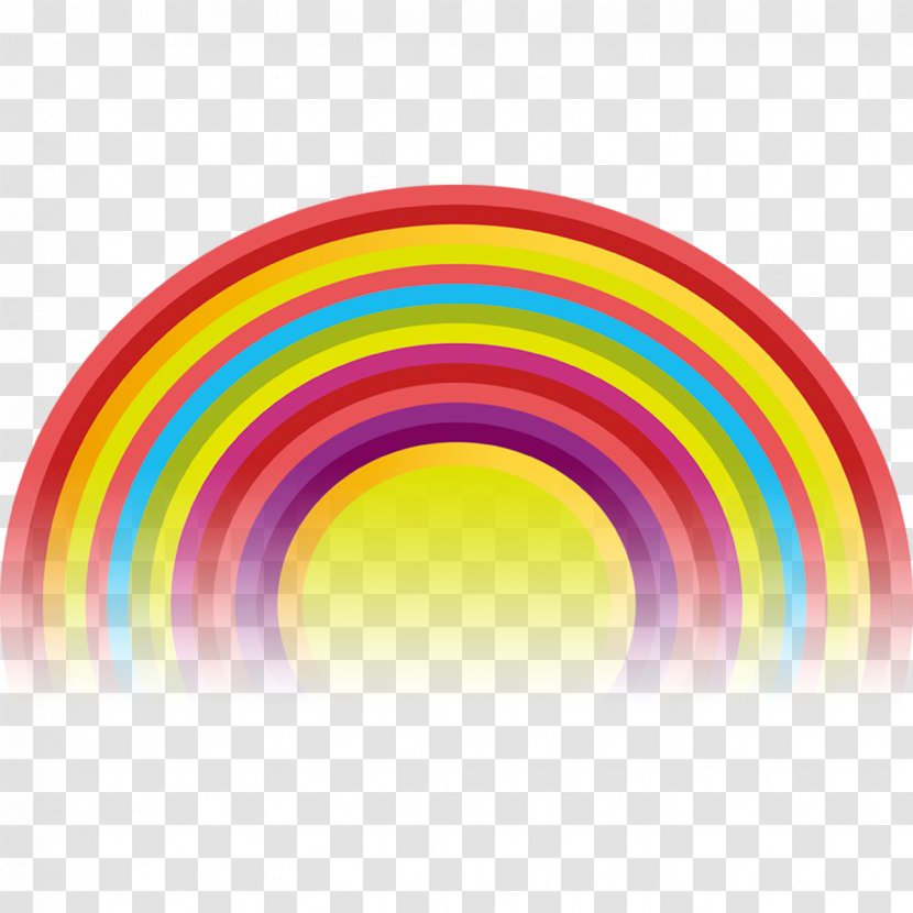 Rainbow Drawing Color - Gratis Transparent PNG