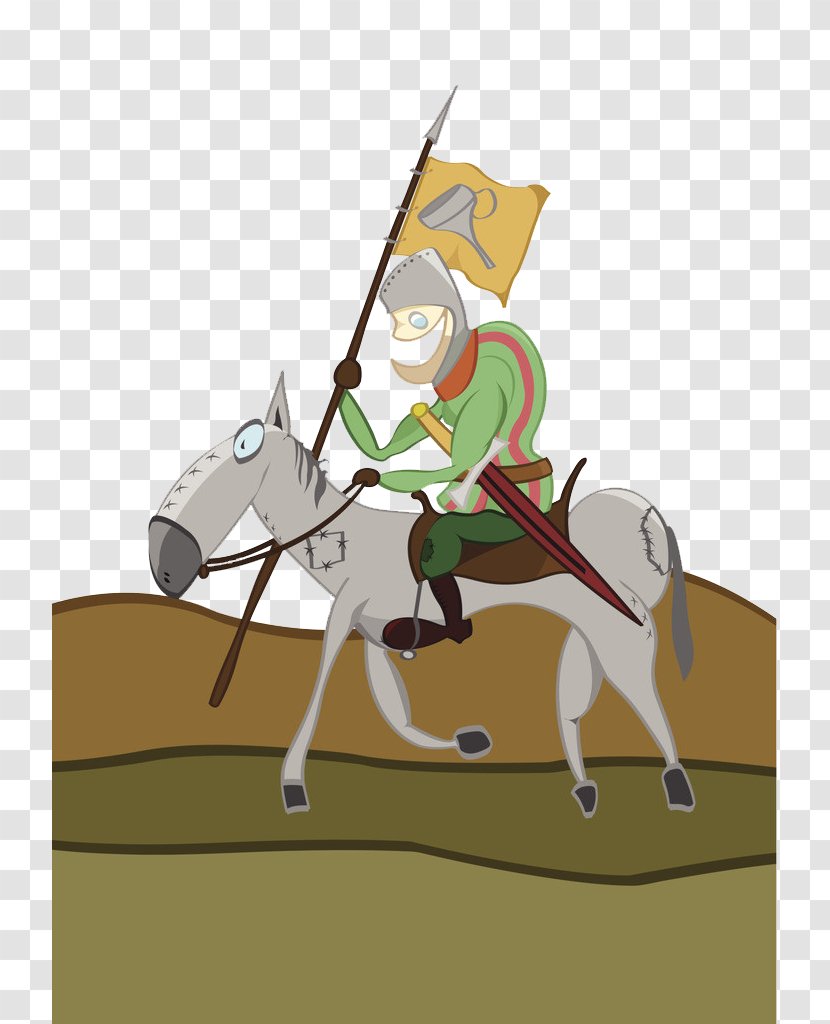 Cartoon Knight Drawing - Soldiers Transparent PNG