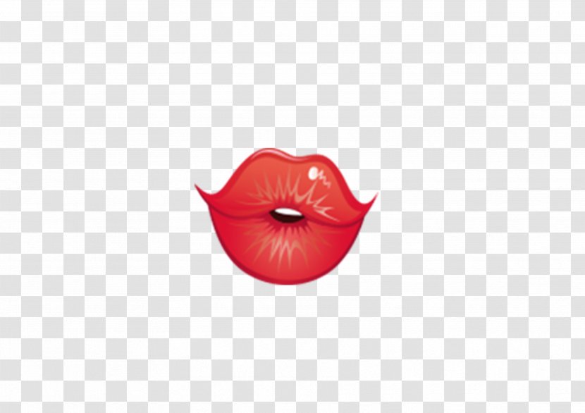 Cartoon Petal - Heart - Lips Transparent PNG