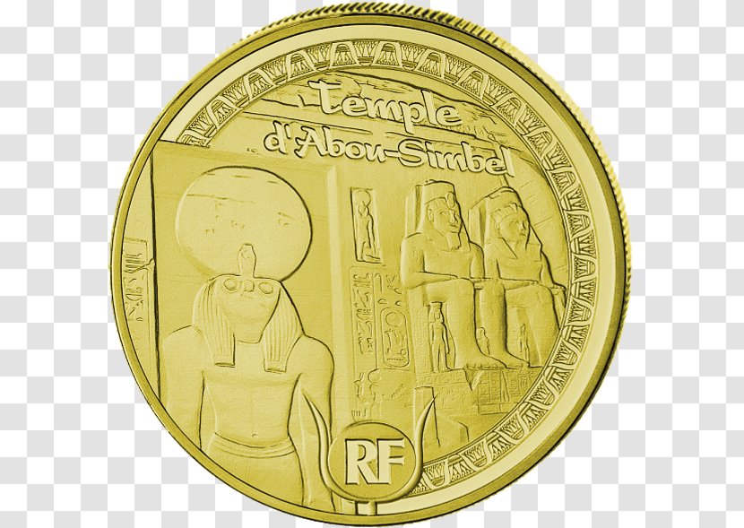 Euro Coins France Gold Proof Coinage - Franc - Coin Transparent PNG