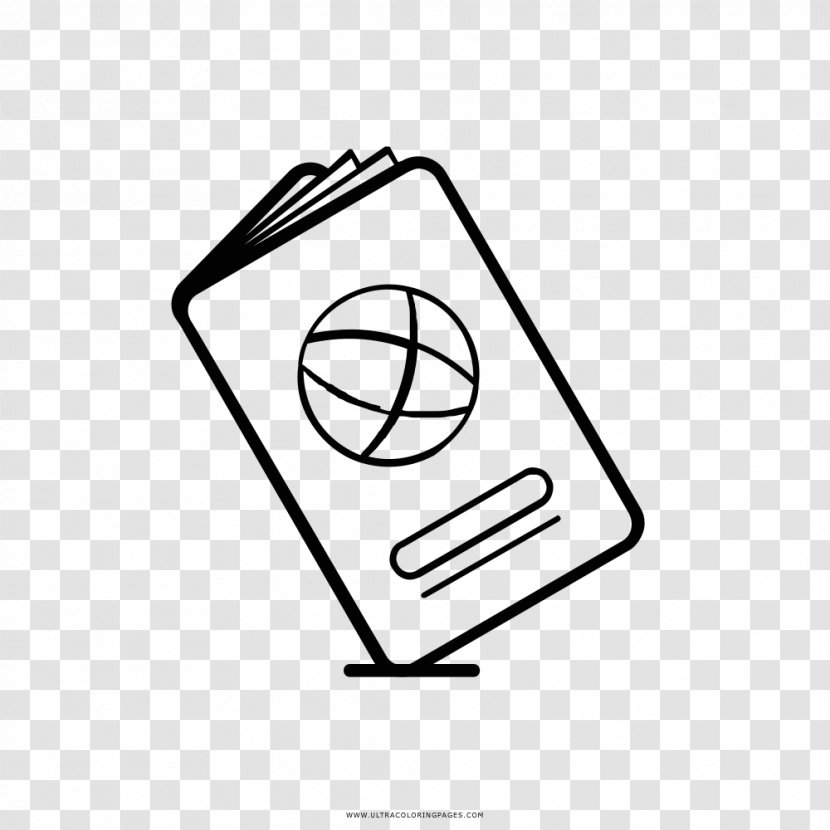 Drawing Coloring Book Passport Sketch - Hand Transparent PNG