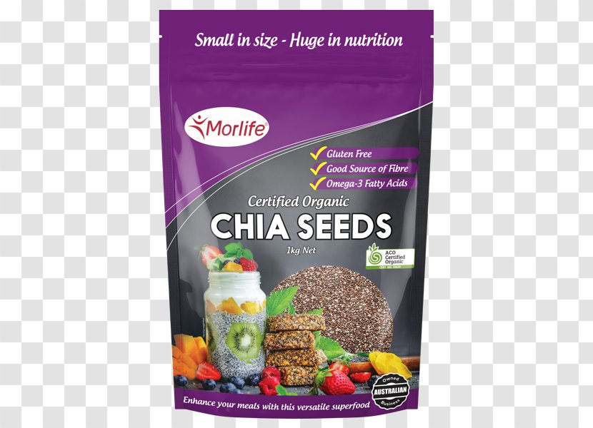 Chia Seed Organic Food Natural Foods - Common Sage - Seeds Transparent PNG