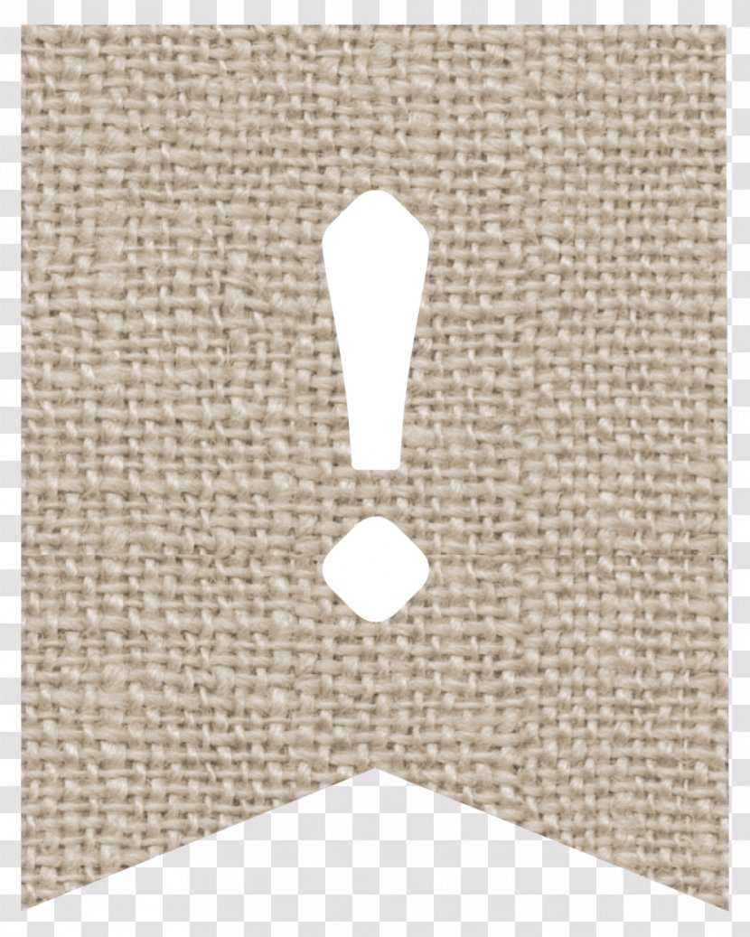 Hessian Fabric Paper Banner Jute Image - Flag - Burlap Transparent PNG