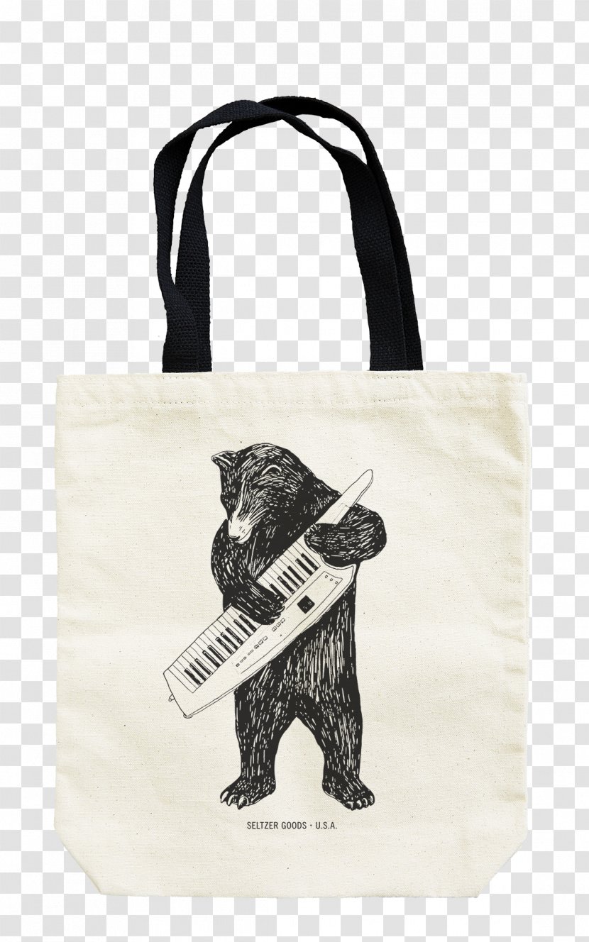 Tote Bag Paper Canvas Stationery Screen Printing - Keytar Transparent PNG