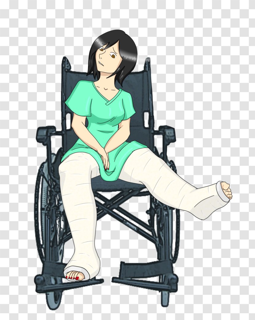 Exercise Machine Sitting Cartoon - Flower - Wheelchair Transparent PNG