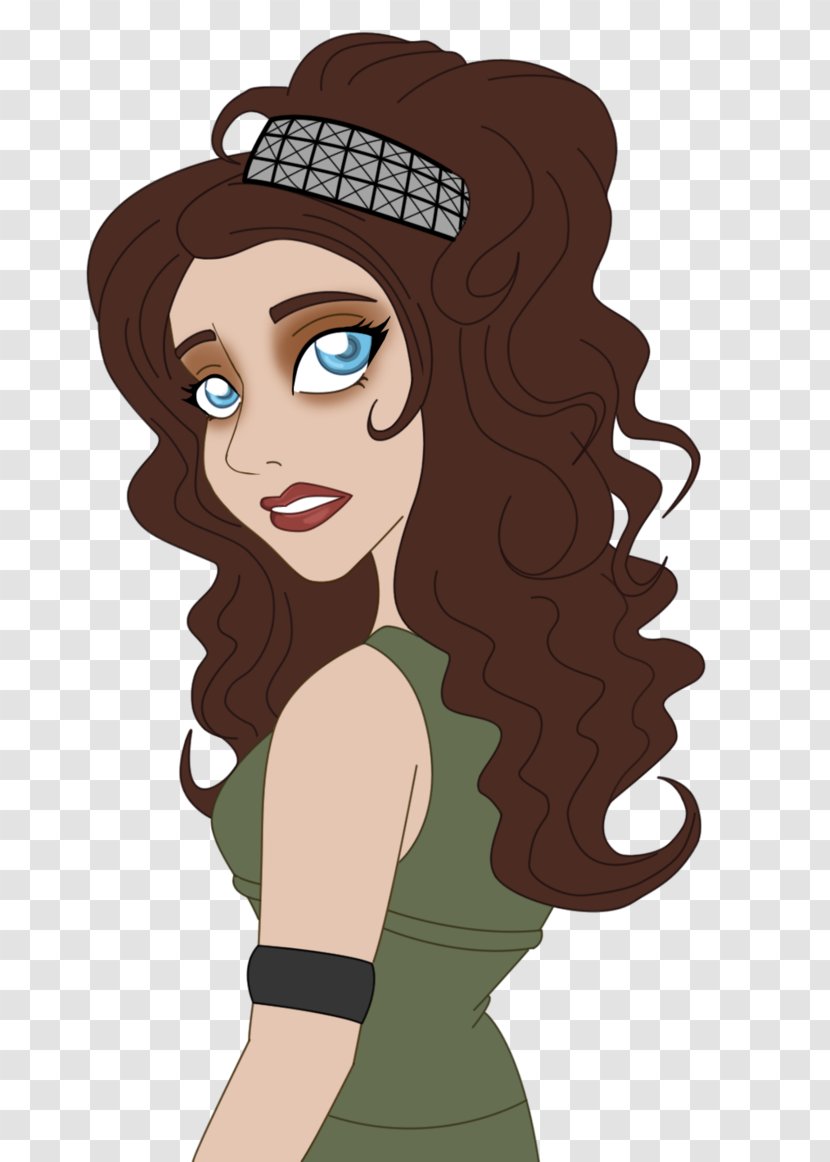 Forehead Hat Brown Hair Black - Cartoon Transparent PNG