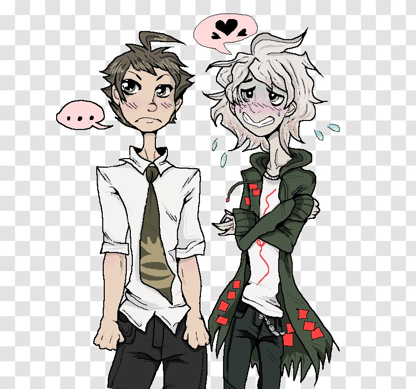 Danganronpa 2: Goodbye Despair Fan Fiction Chihiro Ogino Art - Cartoon - Komaeda Transparent PNG