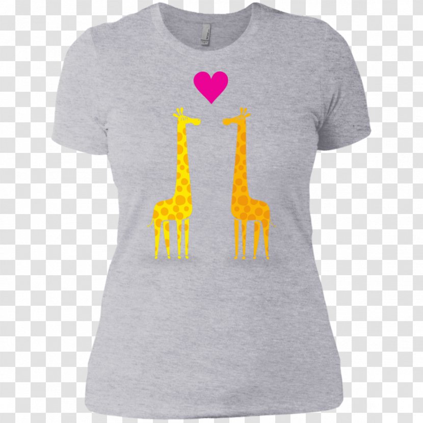 T-shirt Hoodie Clothing Sleeve - Yellow - Cartoon Couple Transparent PNG