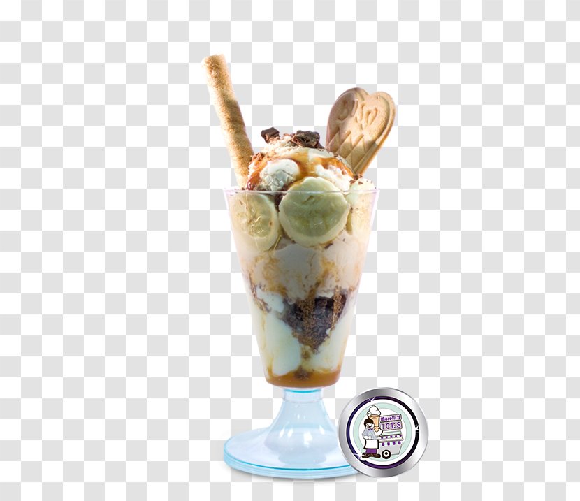 Sundae Fried Ice Cream Banoffee Pie Transparent PNG