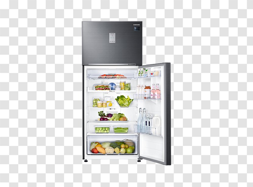 Refrigerator Freezers Auto-defrost Samsung Door - Major Appliance Transparent PNG