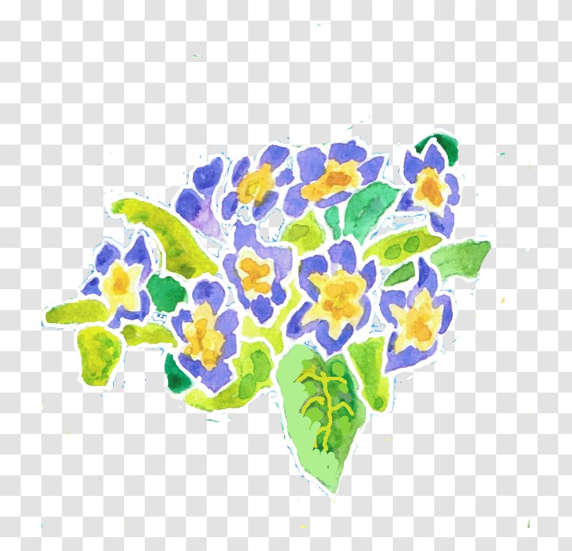 Floral Design Violet Art Plant - Primrose Transparent PNG