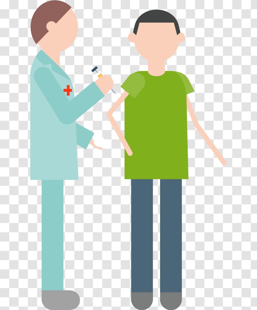 Physician Patient Clip Art - Area - Doctor Injections Transparent PNG