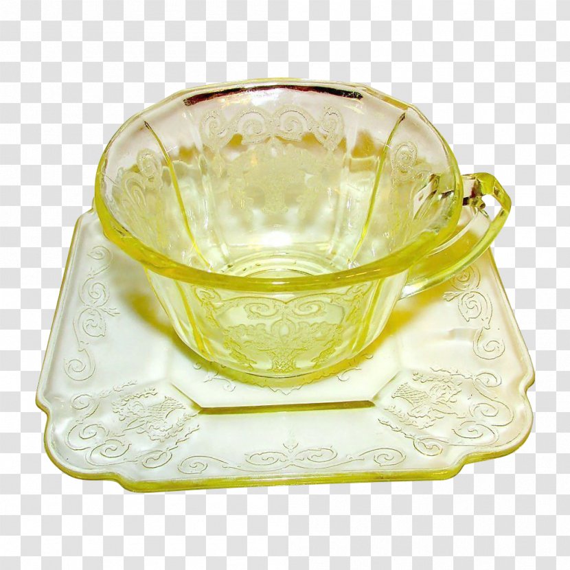 Tableware Glass Bowl Cup - Saucer Transparent PNG
