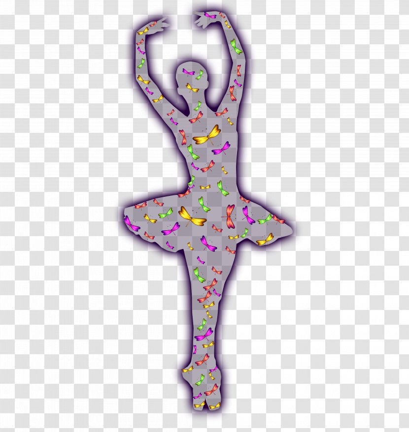 Ballet Dancer - Symbol - Hand Painted Bowknot Dragonfly Decoration Pattern Transparent PNG