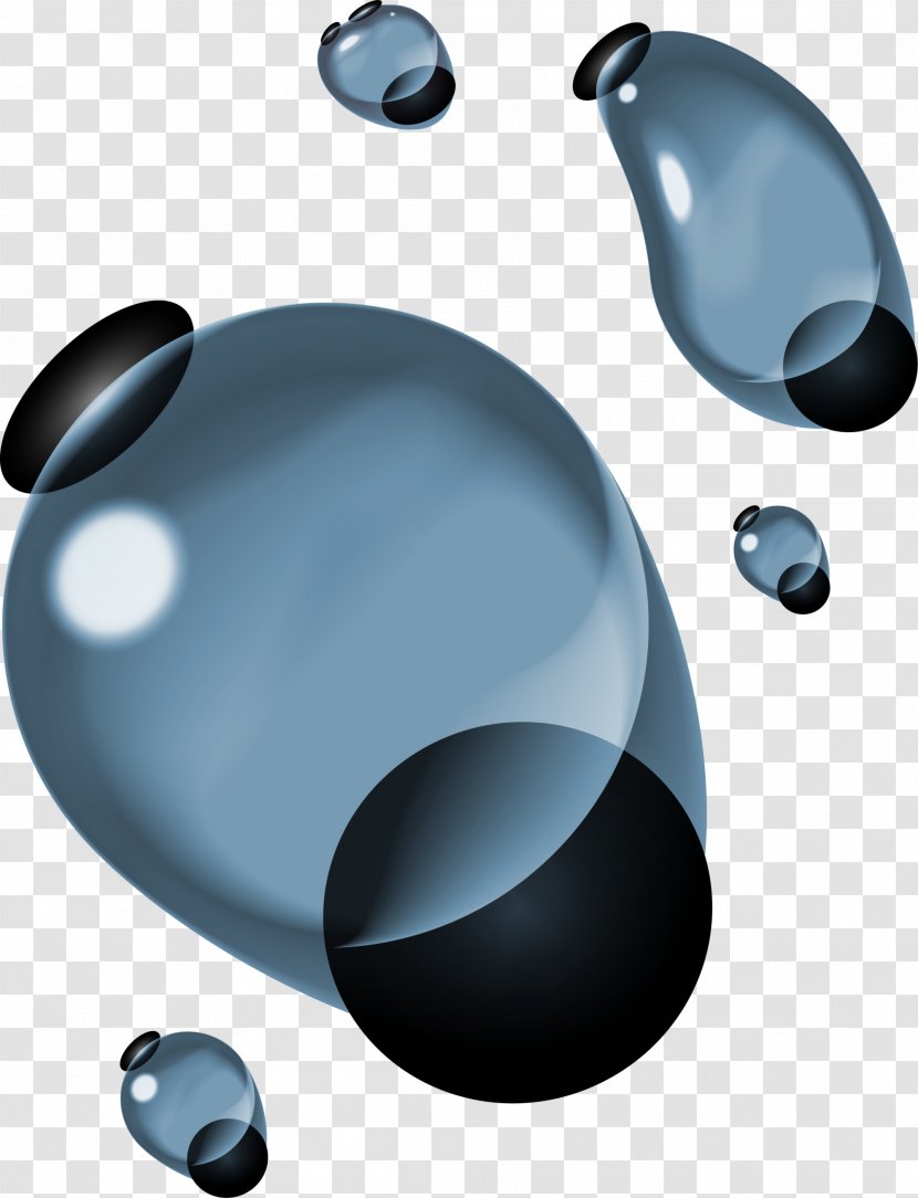 Drop Blue Wallpaper - Fantasy Drops Transparent PNG