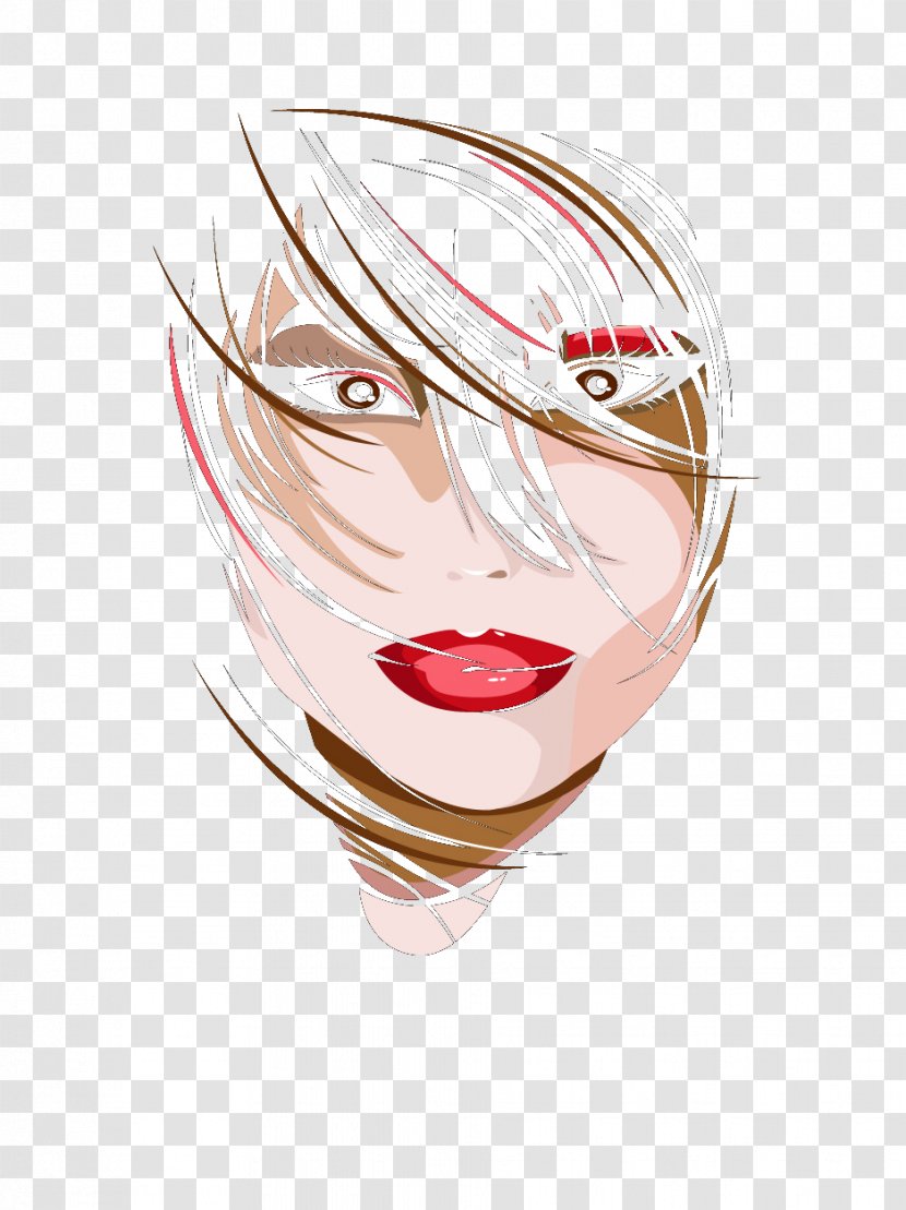 Cartoon Computer Software Illustration - Watercolor - Hand-painted Woman Transparent PNG