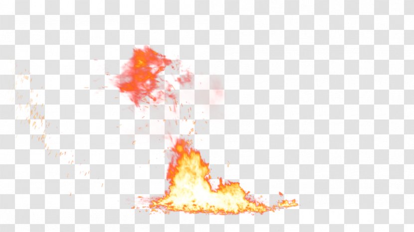 Light Fire Explosion Clip Art - Watercolor Transparent PNG