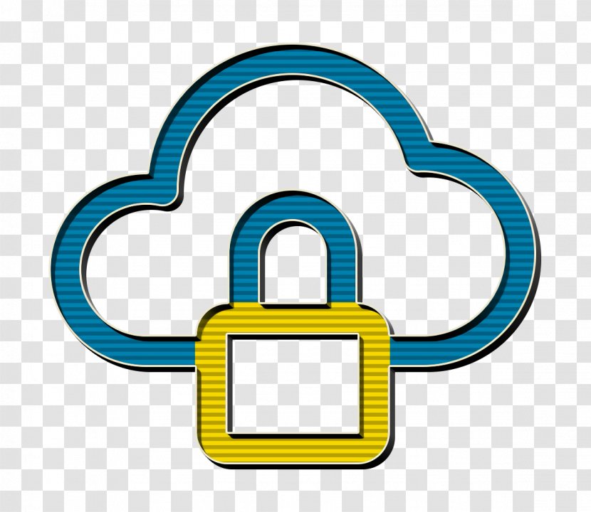 Cloud Icon Data Secure Defense - Privacy - Security Symbol Transparent PNG