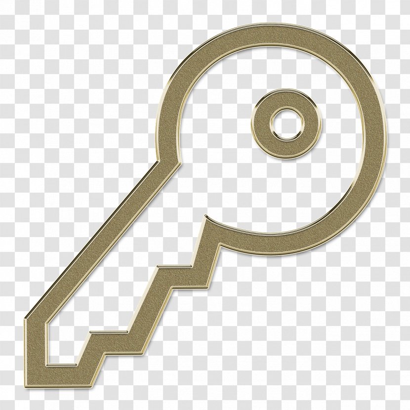 Cursive Lock And Key Image Skeleton - Letter - Anahtar Sign Transparent PNG