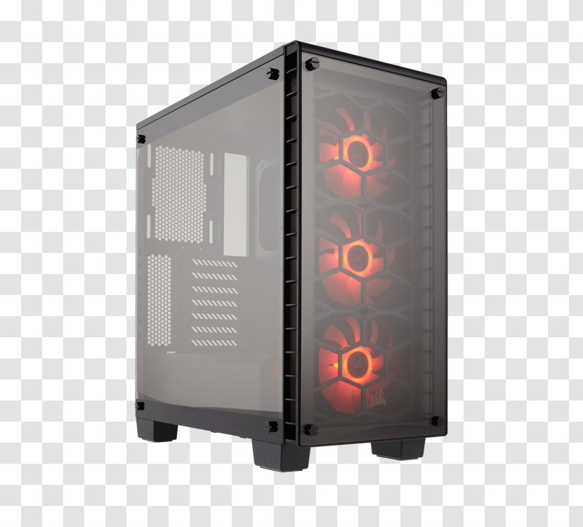 Computer Cases & Housings ATX Corsair Components Hardware RGB Color Model - Homebuilt - Cooling Tower Transparent PNG