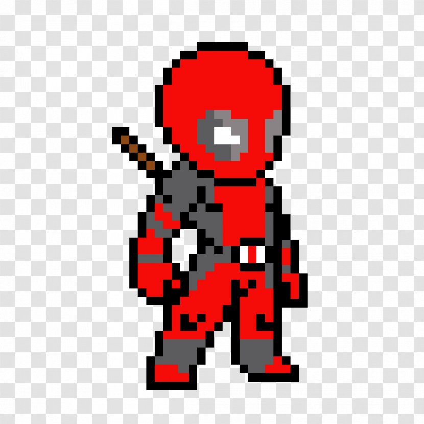 Minecraft Spider-Man Deadpool Pixel Art Xbox 360 - Technology - Dead Pool Transparent PNG