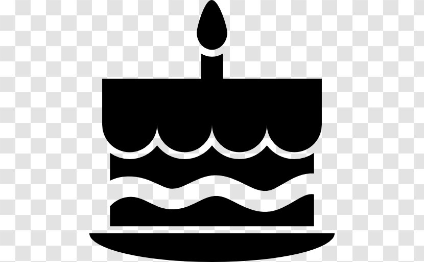 Birthday Cake - Black Transparent PNG