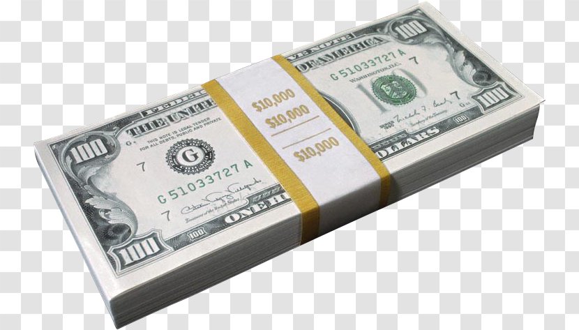 Money Finance United States Dollar - Wad Of Transparent PNG