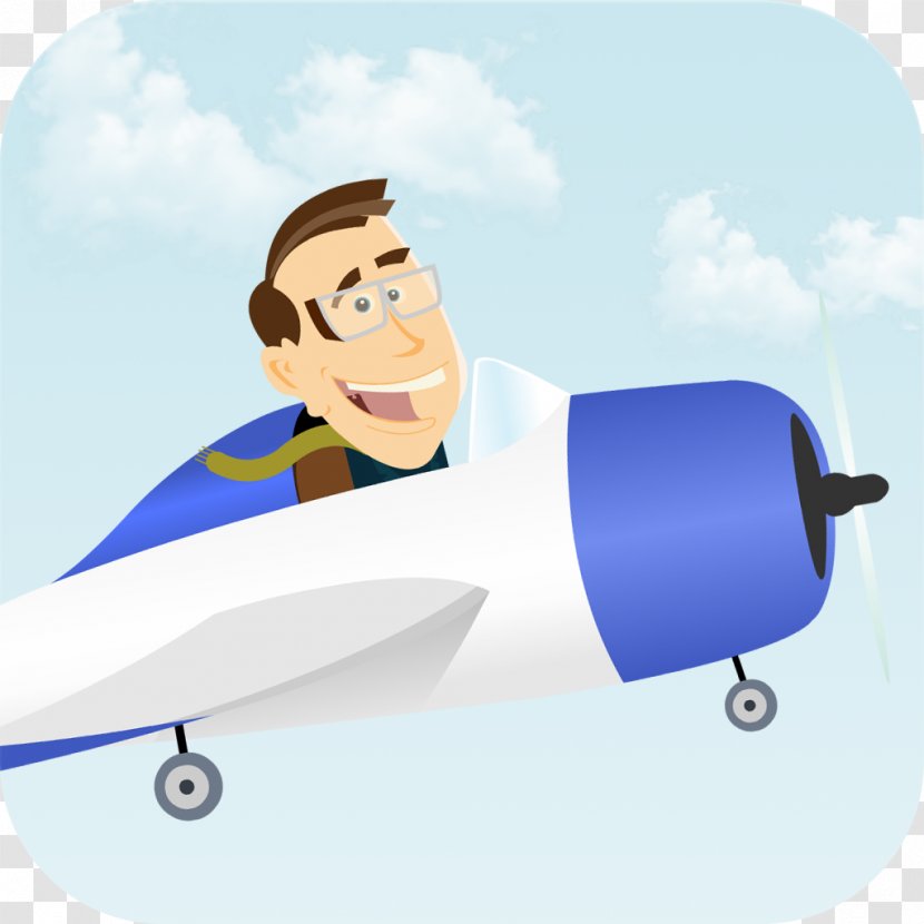 Drunk Pilot Akinator Android Game - Airplane Transparent PNG