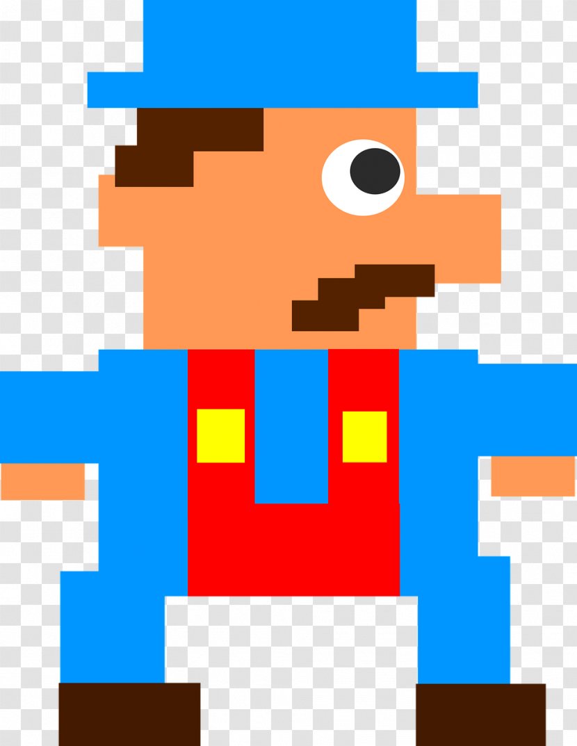 Mario Series Pixel Art Density Transparent PNG