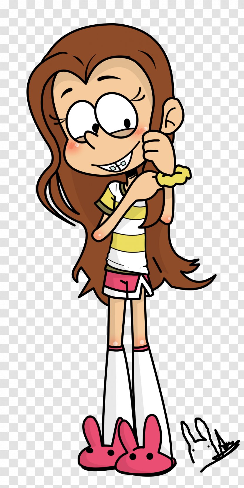 Luan Loud Lucy Hairstyle - Tree - Lincoln Transparent PNG