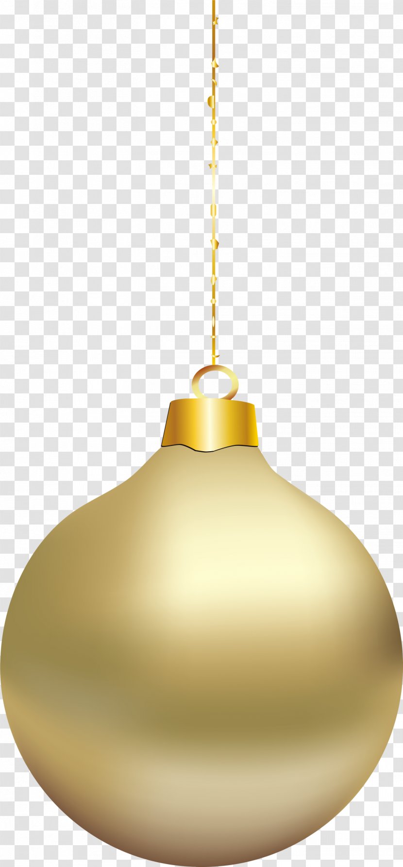 Christmas Ornament Motif - Golden Atmosphere Ornaments Transparent PNG