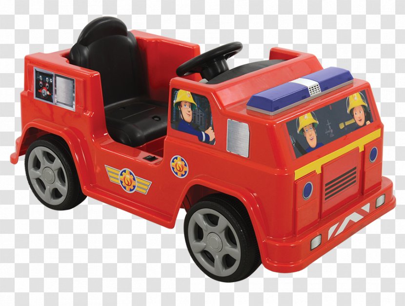Firefighter Fire Engine Toy Motorized Tricycle Transparent PNG