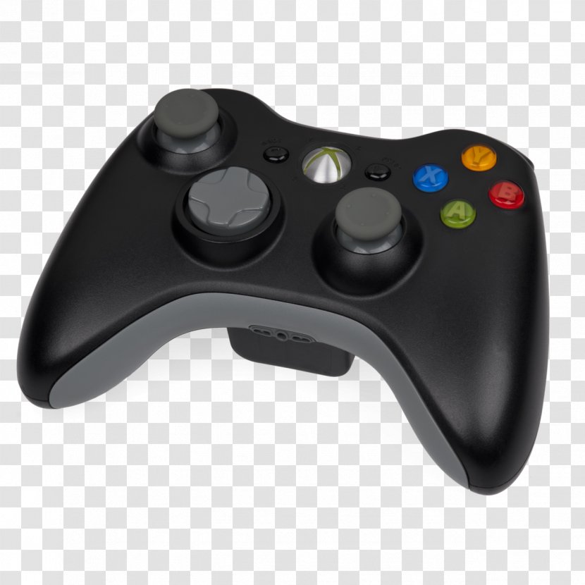 Xbox 360 Controller Black One Game Controllers - Joystick Transparent PNG