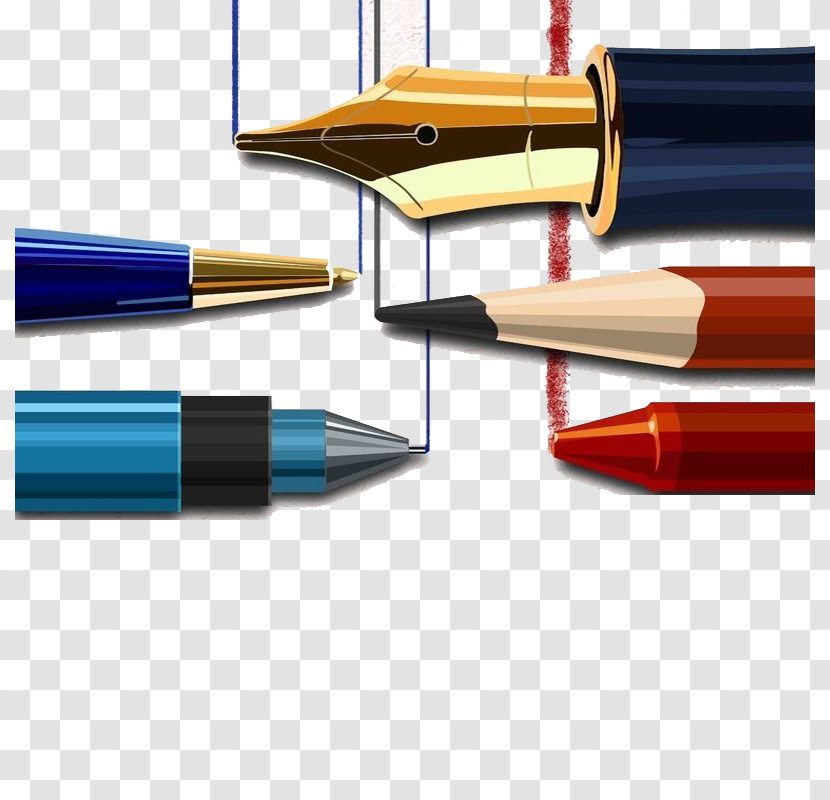 Writing High-definition Video Television Magazine Wallpaper - Personalized Pens Transparent PNG