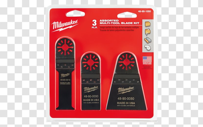 Milwaukee 48-90 Multi-Tool Blade Kit Hand Tool Electric Corporation - Craftsman Battery Lantern Transparent PNG