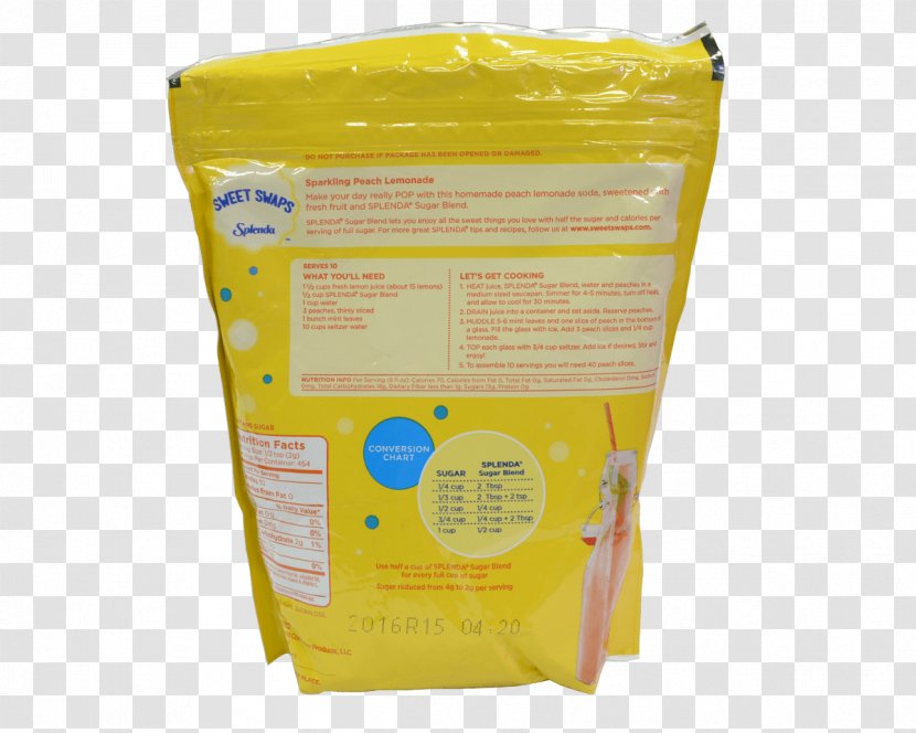 Material - Yellow - Sugar Substitute Transparent PNG