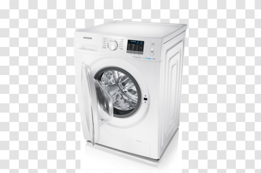 Washing Machines Samsung WF70F5E5P4W Detergent - Digital Home Appliance Transparent PNG