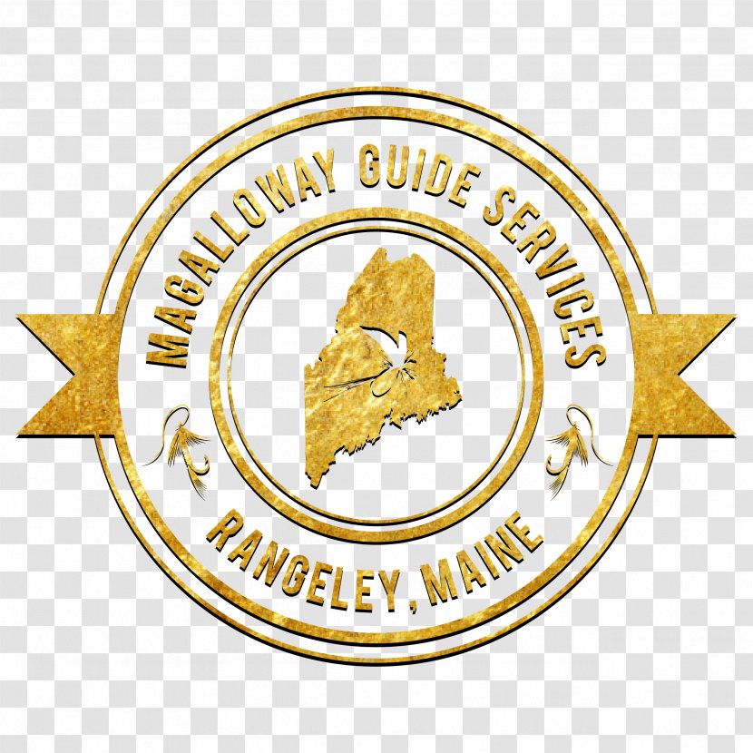Magalloway Maine Guide Label Fishing - Badge Transparent PNG