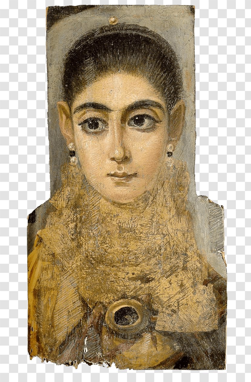Fayum Mummy Portraits Coptic Period Faiyum Musée Du Louvre Art - Portrait - Painting Transparent PNG