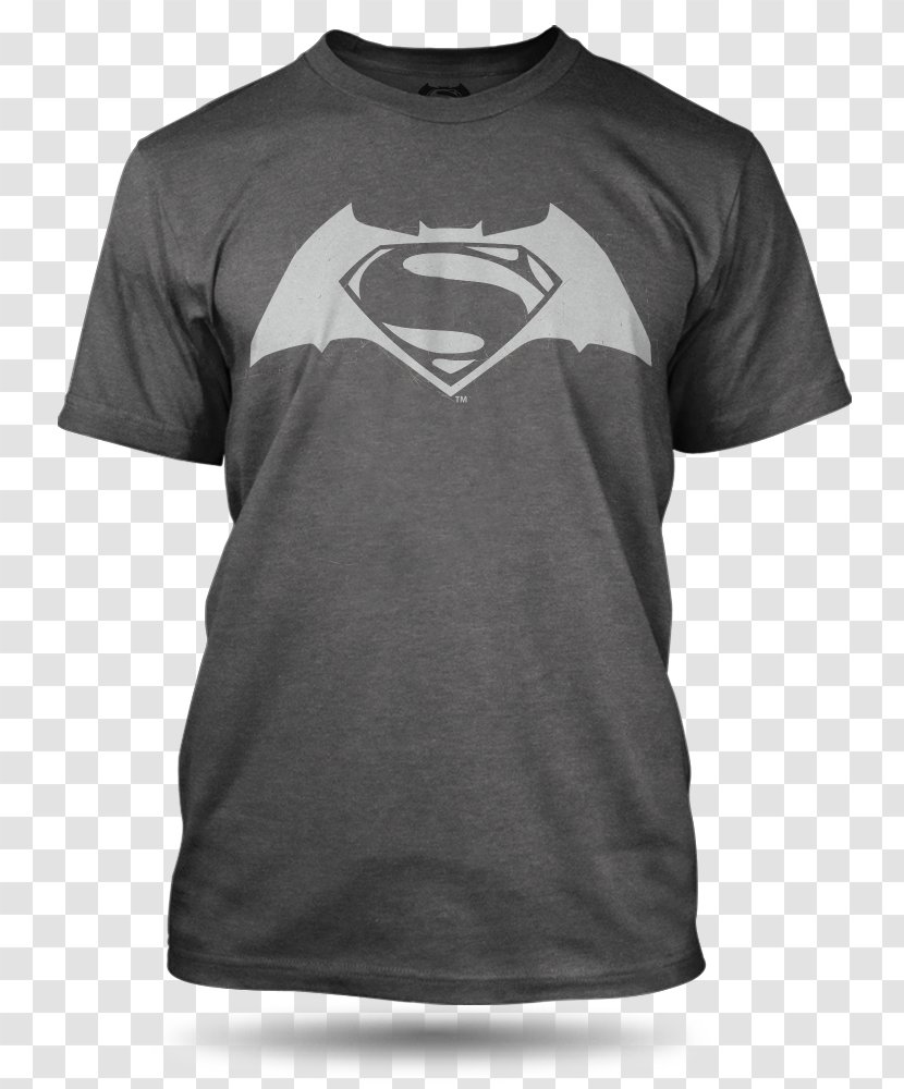 T-shirt Hoodie Clothing Top - Black - Batman V Superman Transparent PNG