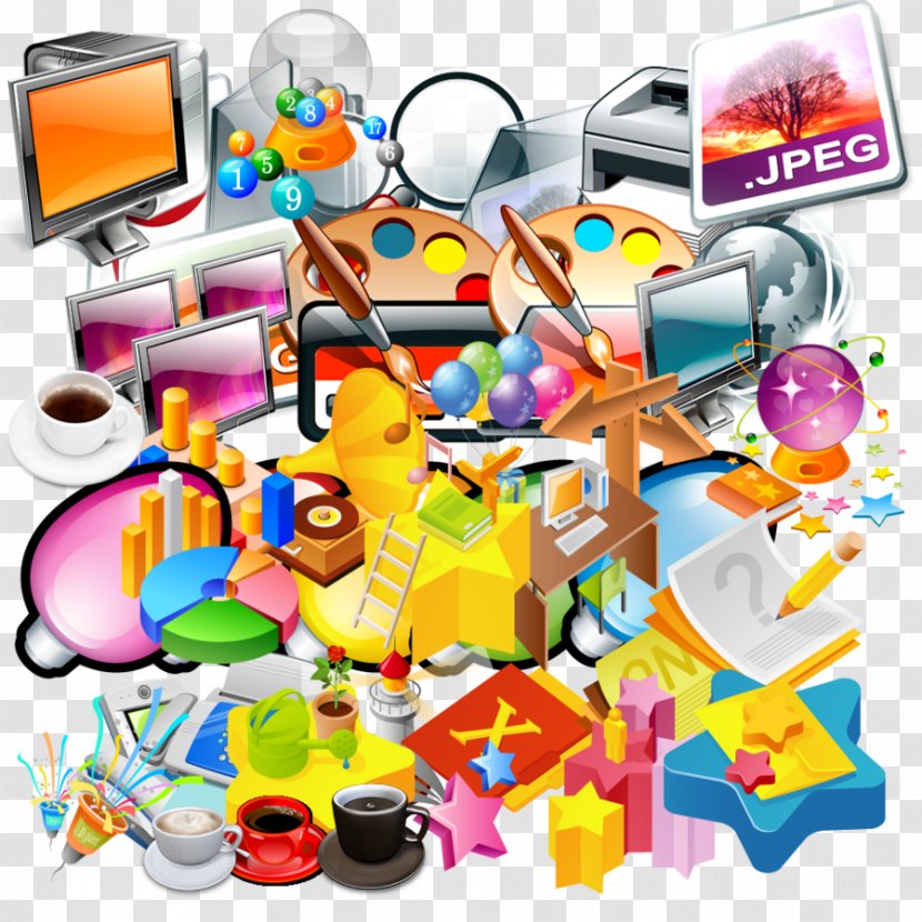 Clip Art Illustration Product Design Toy - Paint - Lot Of Transparent PNG