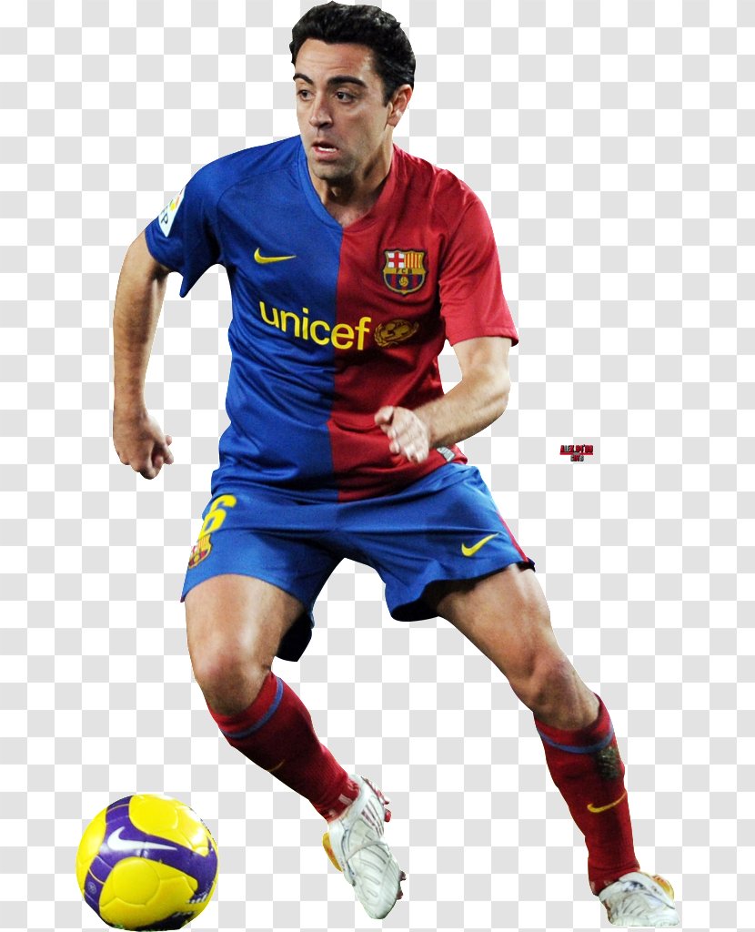 Xavi FC Barcelona Spain National Football Team 2009 UEFA Champions League Final Player - Sport Transparent PNG