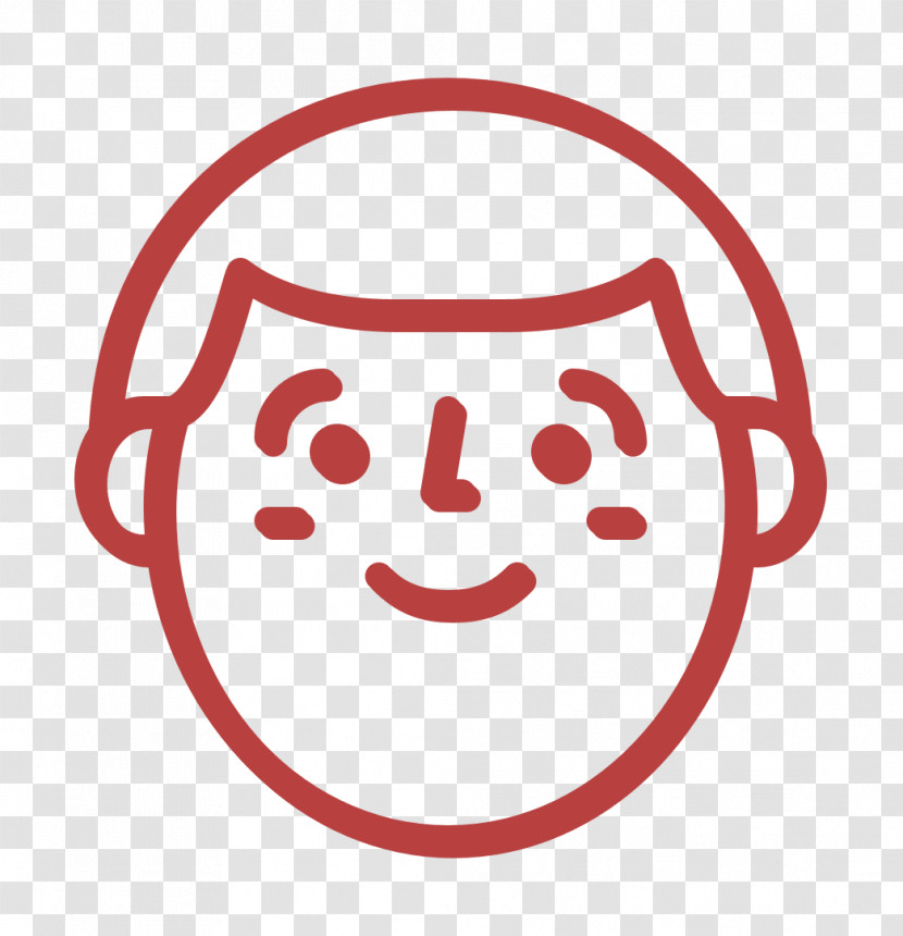 Happy People Icon Emoji Icon Boy Icon Transparent PNG